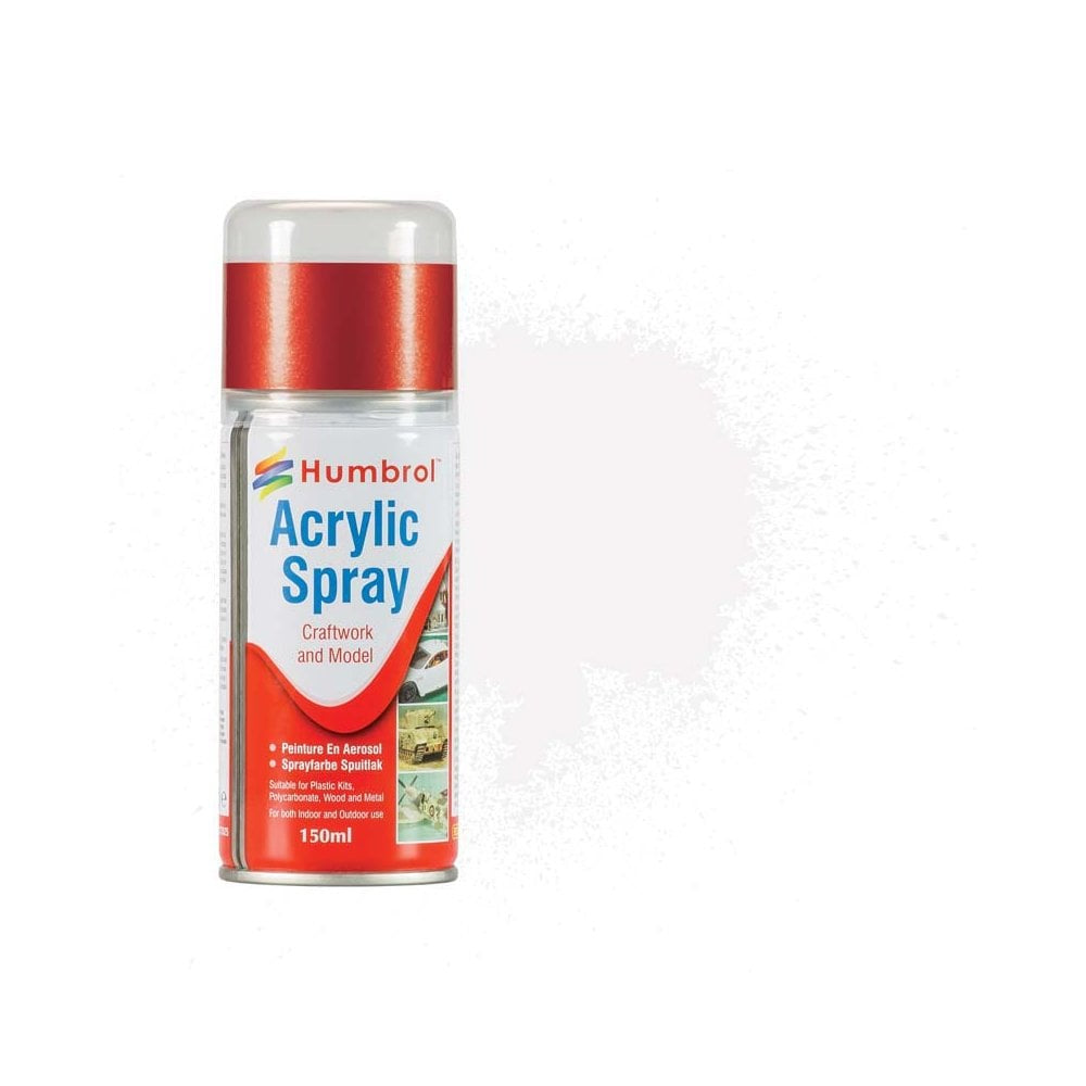 Acrylic Spray: 34 White Matt, 150ml