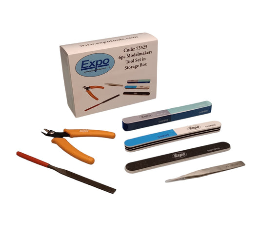 73525 - 6pc Modelmakers Tool Set in Storage Box