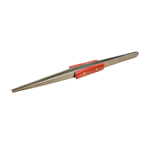 79022 - 6.5 inch Straight Pointed Tweezer with Insulated Handles