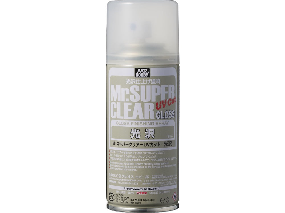 B522 - Mr Super Clear UV Cut Gloss (Gloss) 170ml
