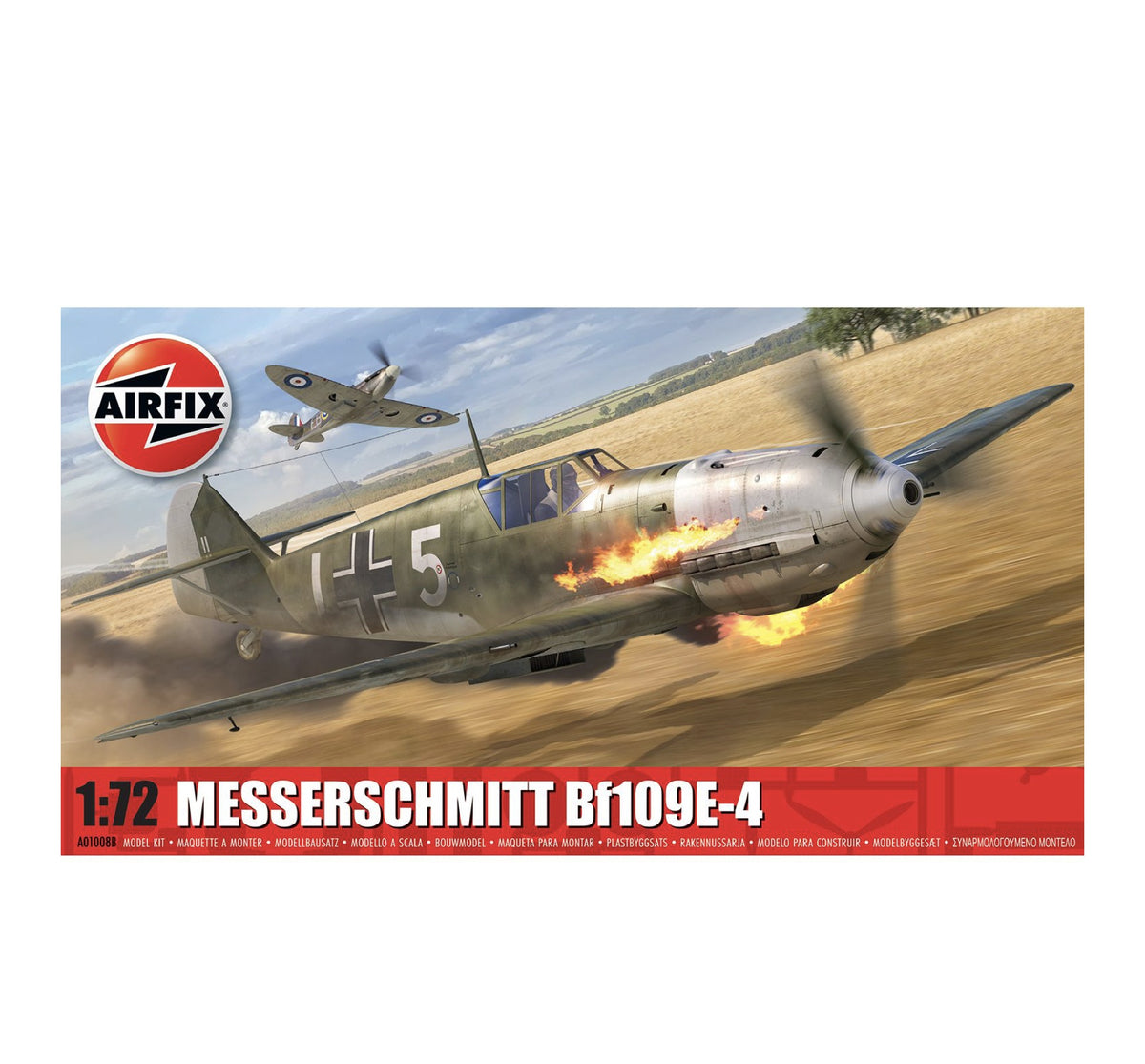 Airfix Messerschmitt Bf109E-4 1:72 Scale, A01008B