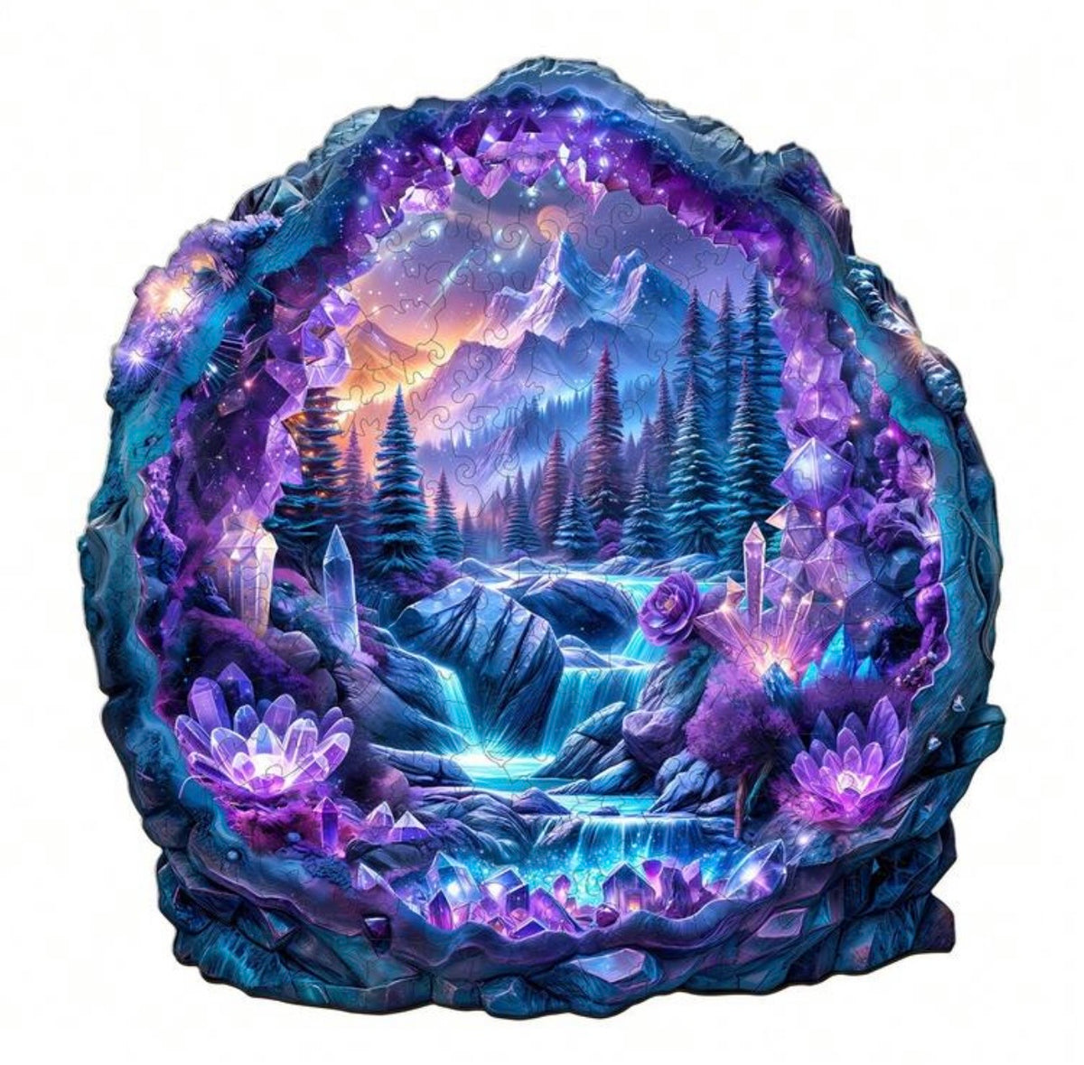 Crystal Mine Landscape, 29 x 28cm (L)