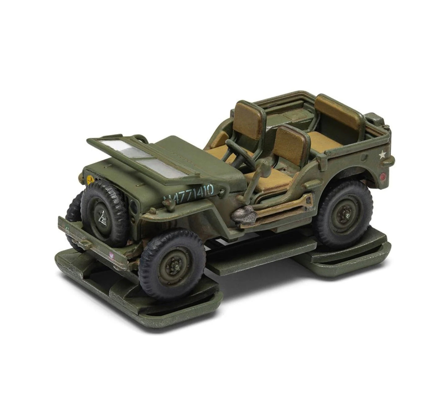 Airfix Willys MB Jeep 1:72 Scale, A55117A