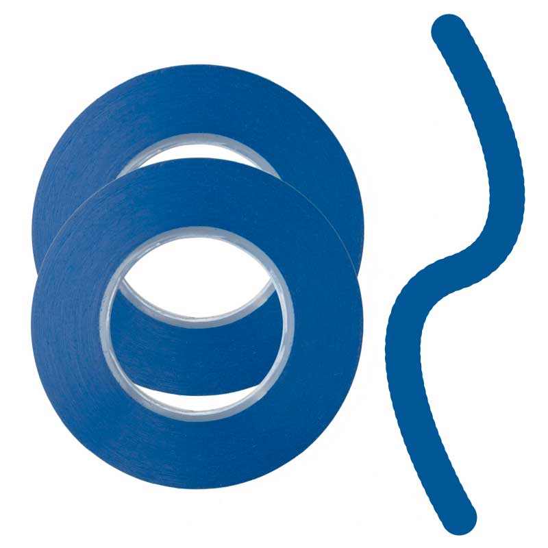 44533 - Flexible Masking Tape, 6mm x 18m, Pack of 2