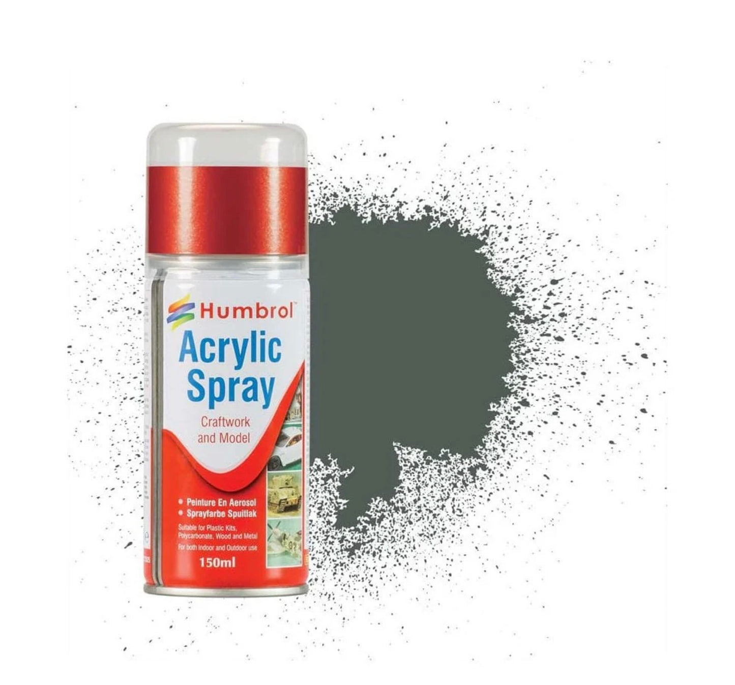 Acrylic Spray: 1 Grey Primer Matt, 150ml