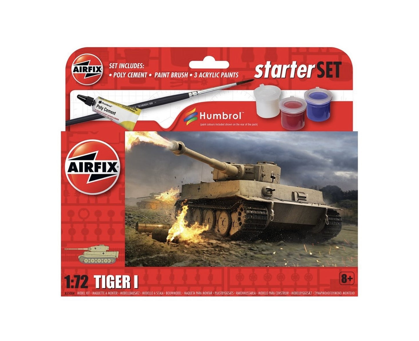 A55004 - Tiger 1 (Tank) 1:72 Scale