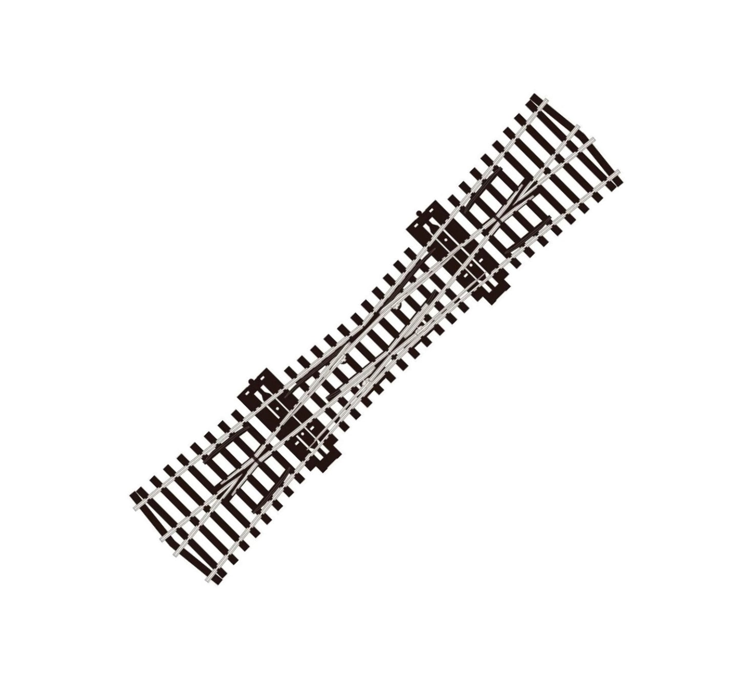 SL-E180 - Fine Scale - Crossing, Single Slip, Code 75 (Electrofrog) (OO/HO)