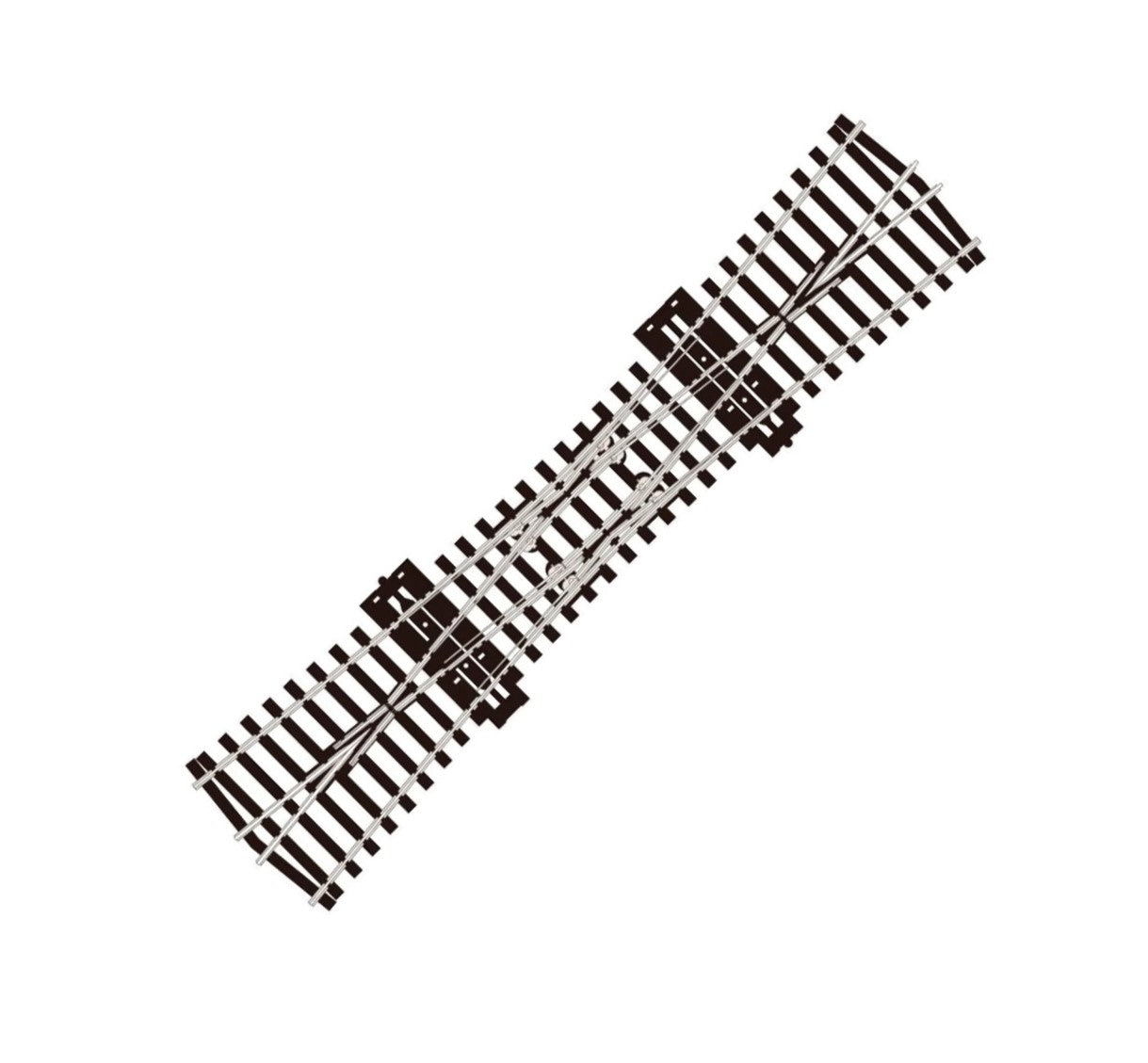 SL-E190 - Fine Scale - Crossing, Double Slip, Code 75 (Electrofrog) (OO/HO)