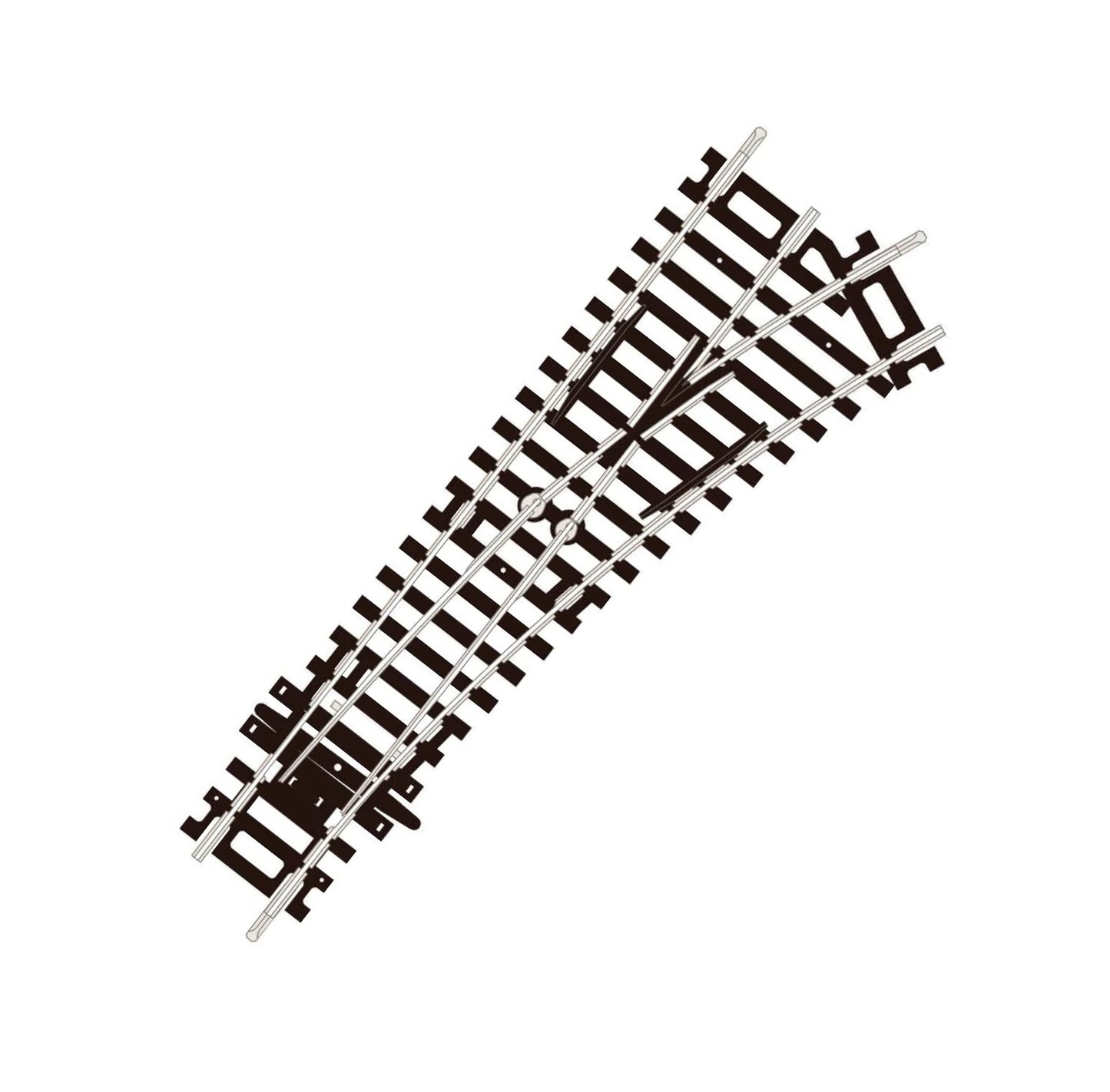 ST-240 - R/H Turnout, 2nd Radius, Code 100 (Setrack) (OO/HO)