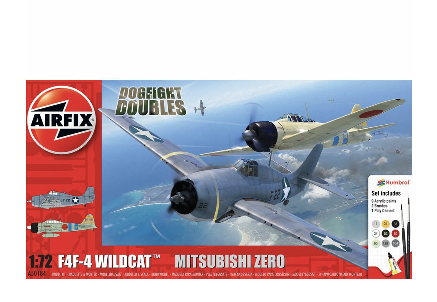 A50184 - Grumman F-4F4 Wildcat and Mitsubishi Zero