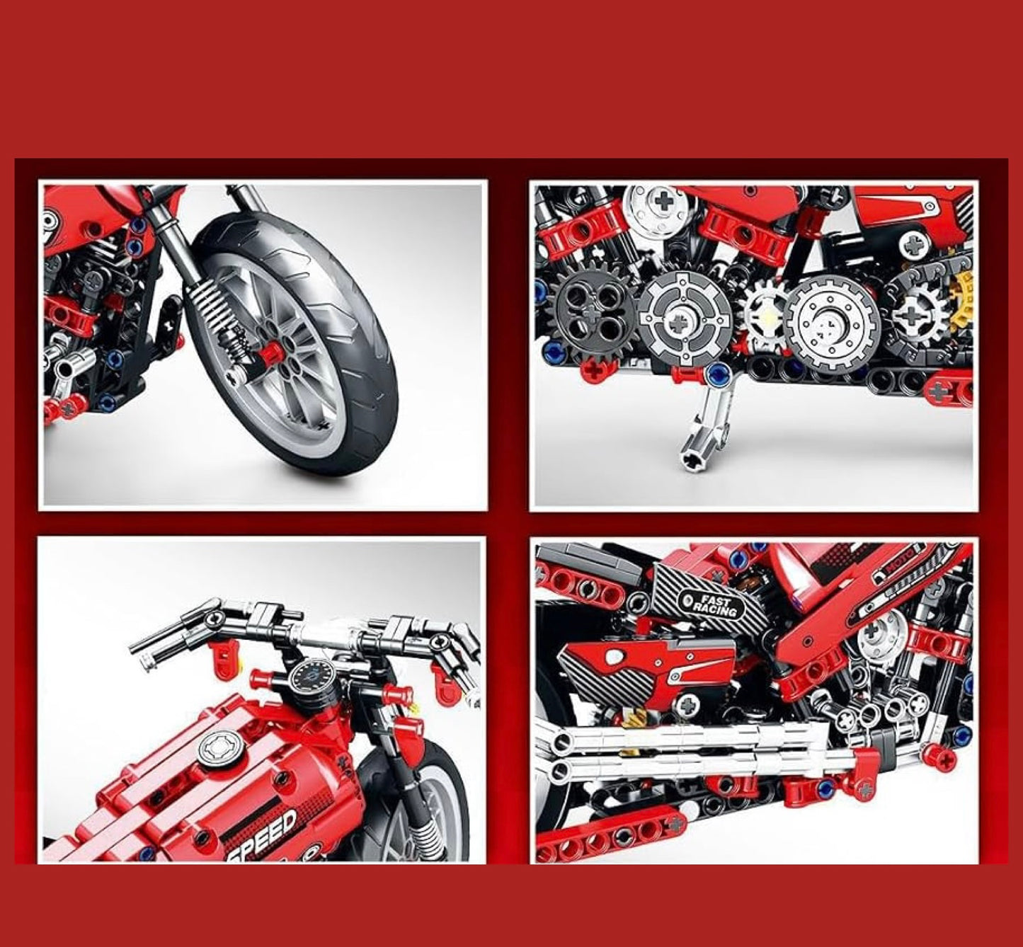Jiqile Lego Motorcycle, 47104