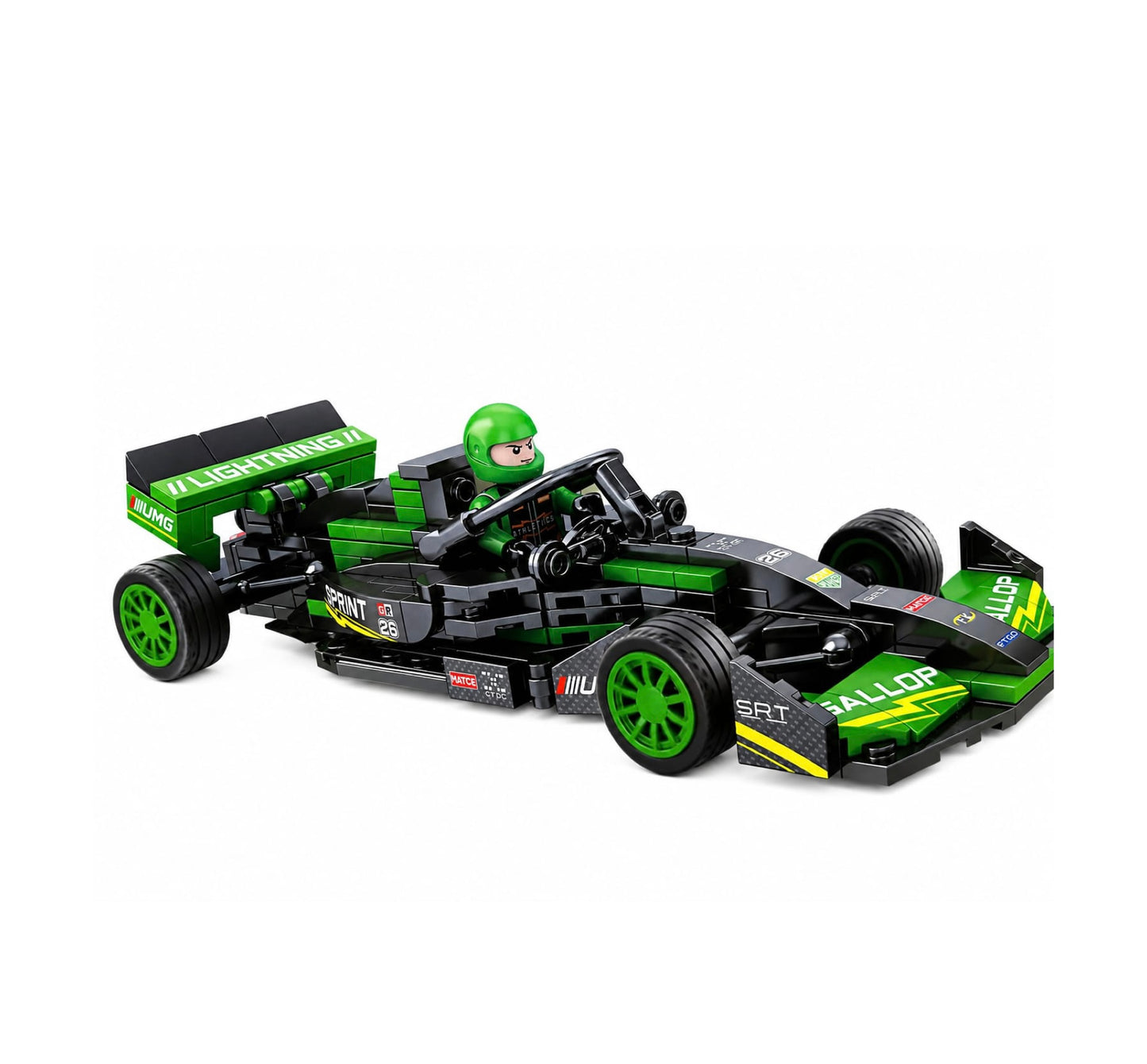 Jiqile Lego Green Racing Car, 4519/02