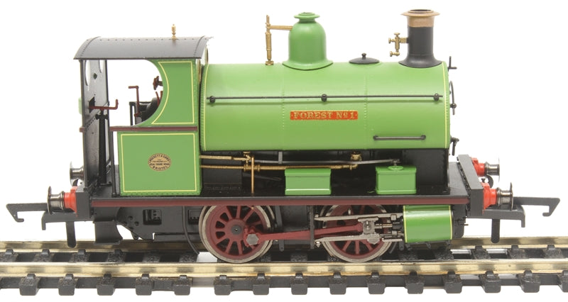 R3680 - Class W4 Peckett 0-4-0ST 'Forest No.1' in Charity Colliery Lined Green (OO)