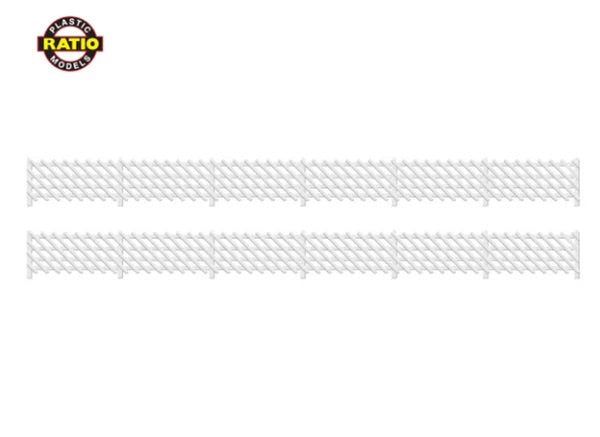 426 - LMS Station Fencing (White) OO/HO