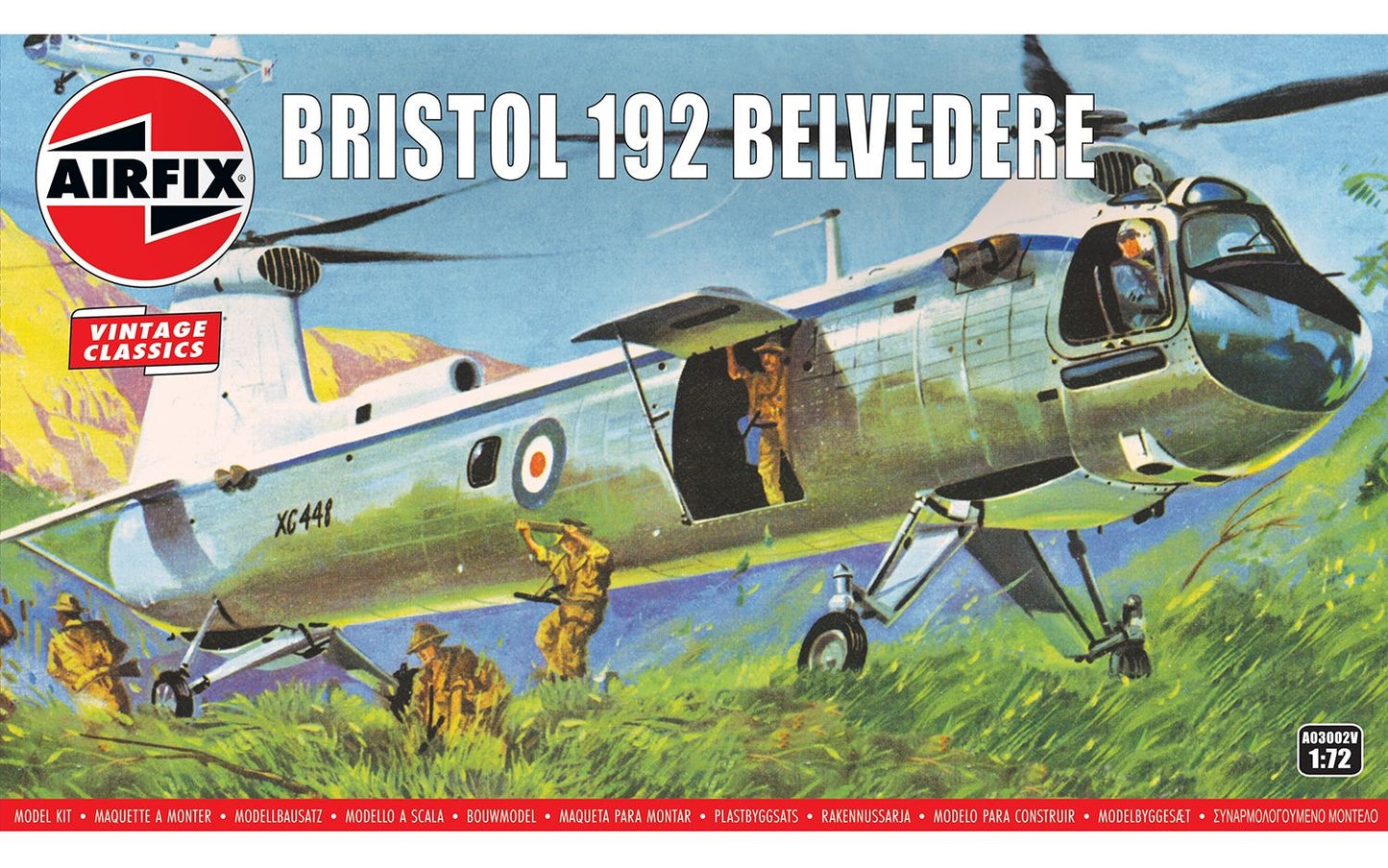 Airfix Bristol 192 Belvedere 1:72 Scale, A03002V