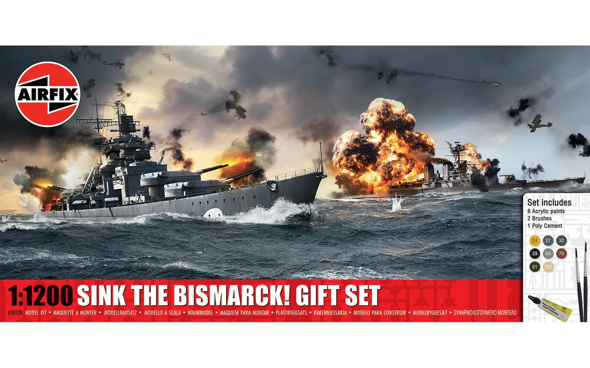 A50120 Sink The Bismarck Waterline 1:1200 Scale