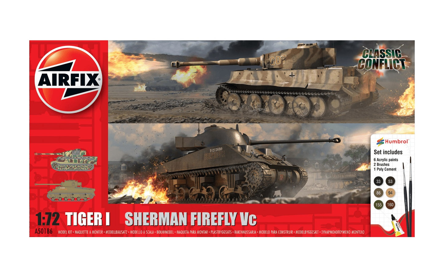 A50186 - Tiger 1 and Sherman Firefly Vc