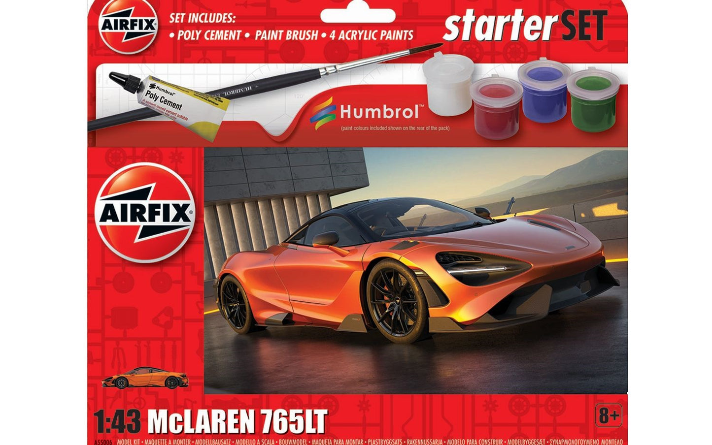 A55006 - McLaren 765LT (Car) 1:43 Scale