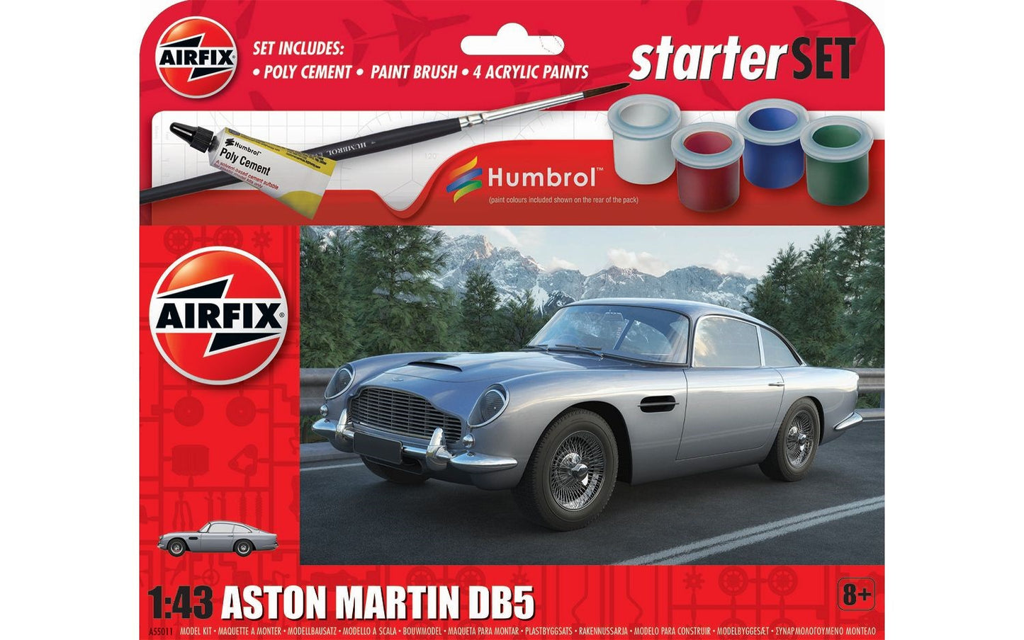 Airfix Aston Martin DB5 1:43 Scale, A55011