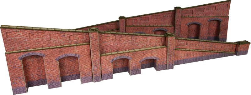PO248 Tapered retaining walls - brick style x2