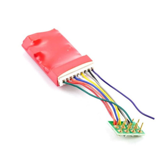 DCC90 - Ruby 2 Function Standard Decoder, 8 Pin