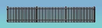 422 - GWR Station Fencing (Black) OO/HO