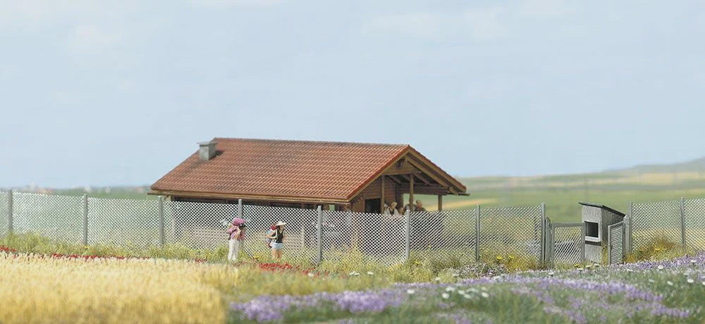 HO 1017 - Chain Link Fence 1:87 / 1:76 HO / OO Scale