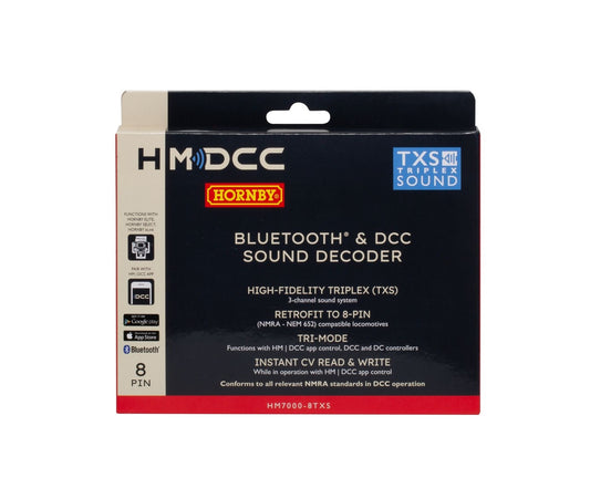 R7336 - HM7000-8TXS: Bluetooth® & DCC Sound Decoder (8-pin)