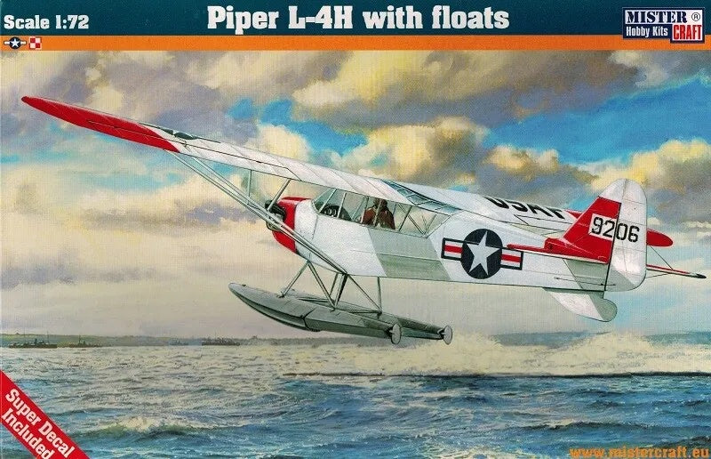 042547 - Piper L-4H with floats (Waterplane) 1:72 Scale