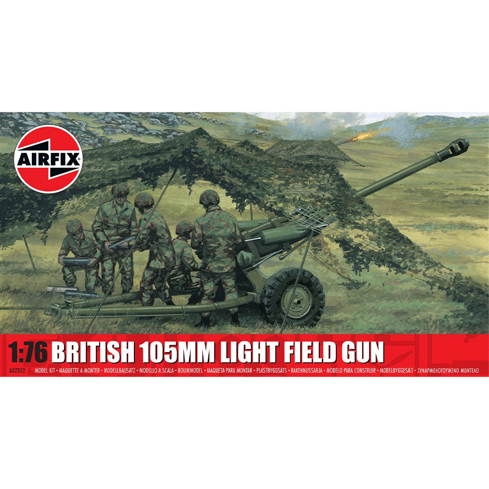 Airfix British 105mm Light Field Gun 1:76 Scale, A02332