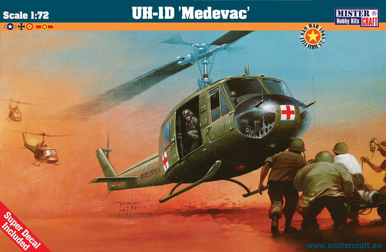040802 - Bell UH-1D 'Medivac' (Helicopter) 1:72 Scale