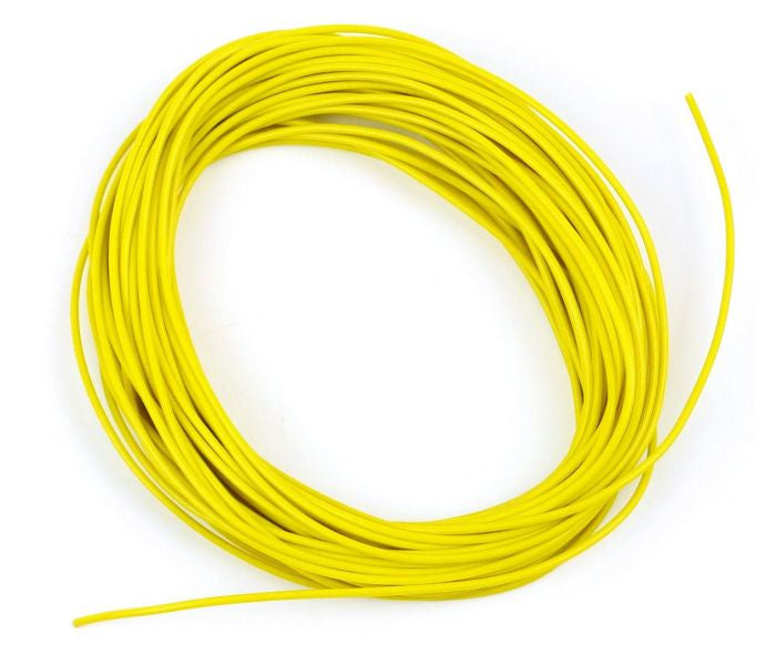 10m Wire - 10/0.1mm 'Yellow'