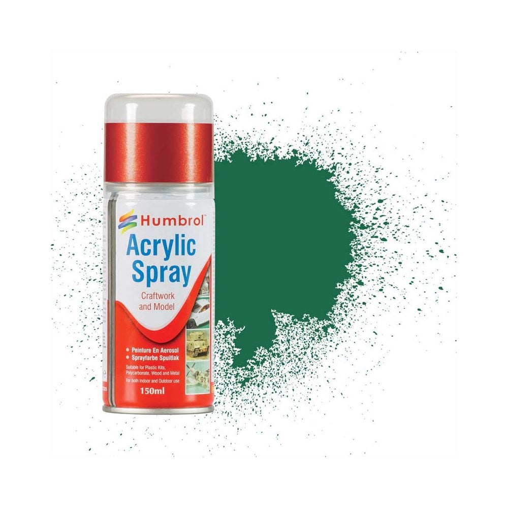 Acrylic Spray: 30 Dark Green 'Matt' 150ml