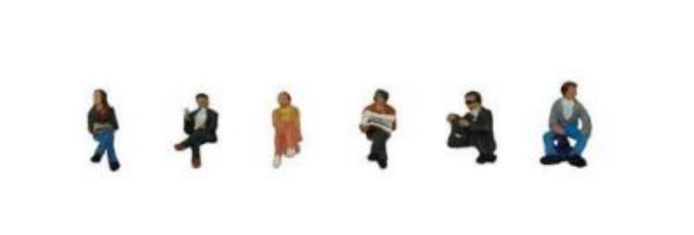 379-305 - Station Passengers Sitting, 6pc (N)
