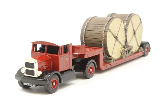 DG112005 - Scammel Tractor with Artic Low Loader and Cable Drum Load 'GPO'