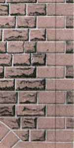 SQD9 Red Sandstone Walling (Ashlar Style) Building Papers