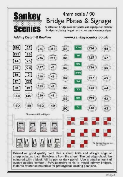 Bridge4 - Bridge Plates & Signage (OO)