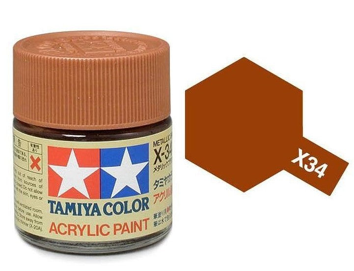 (Gloss) X-34 - Metal Brown, 10ml