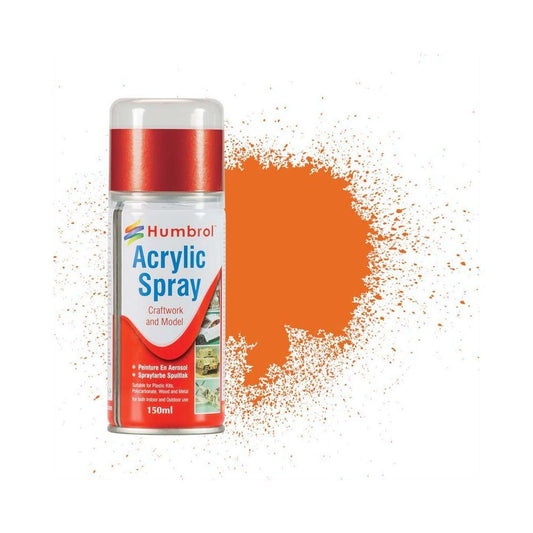 Acrylic Spray: No.18 Orange 'Gloss' 150ml