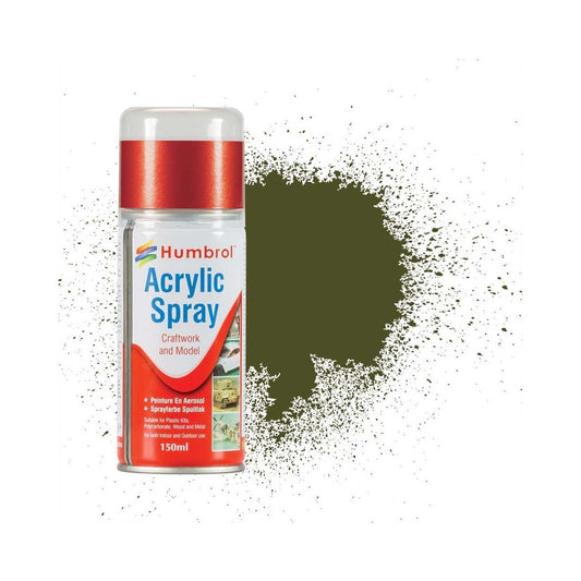 Acrylic Spray: 155 Olive Drab 'Matt' 150ml