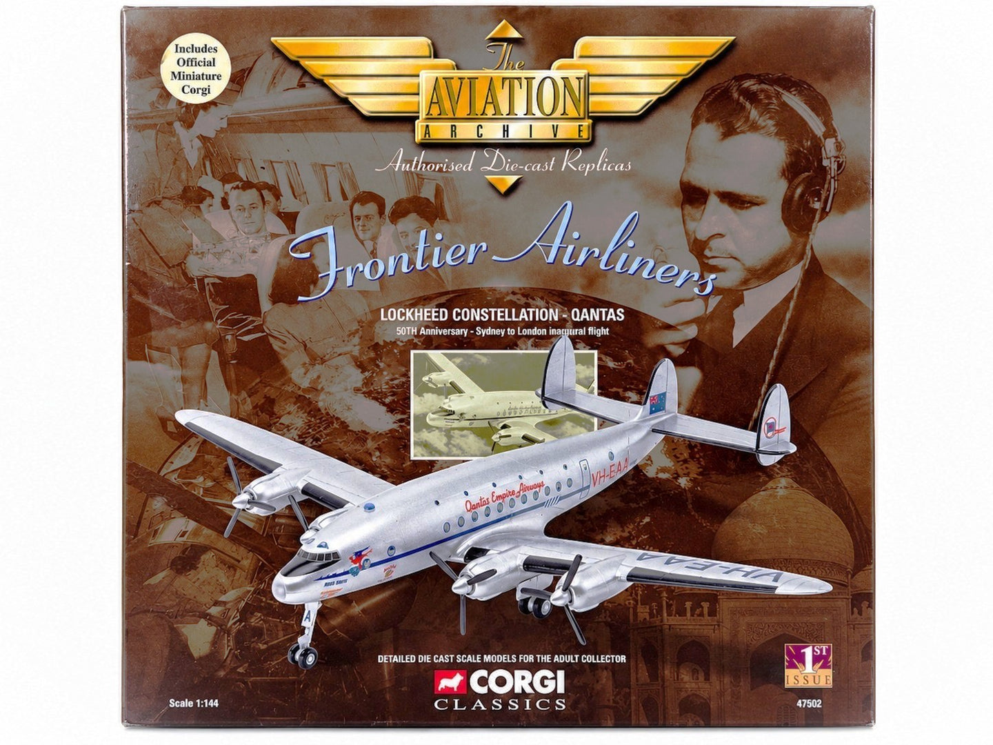 Lockheed Constellation - Qantas, 1:144 Scale. 47502