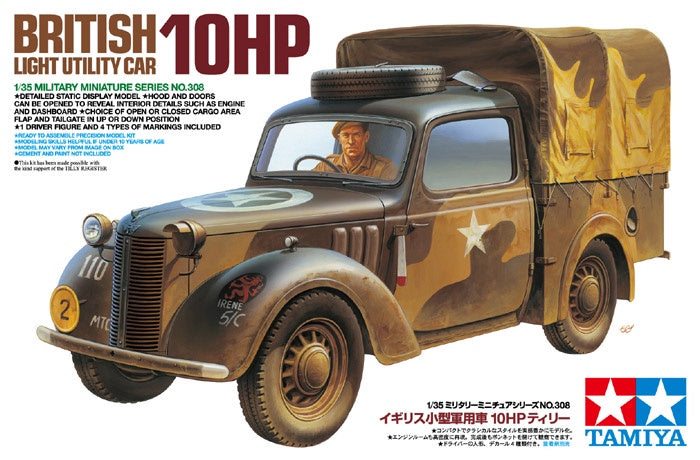 35308 - British 10HP Light Utility Car, Scale 1:35