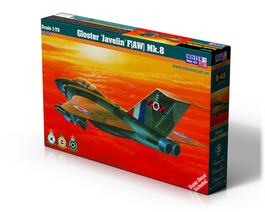 040437 - Gloster 'Javelin' F[AW] Mk.8, 1:72 Scale