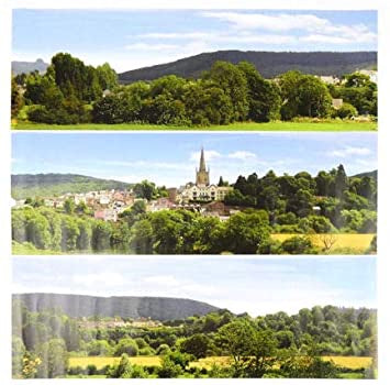 GM708 Pretty British Town Large Photo Backscene (2744x304mm)