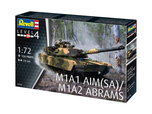 03346 - M1A1 AIM (SA) / M1A2 Abrams (Tank) 1:72 Scale