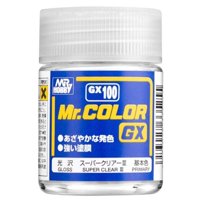 Mr Color GX-100 Super Clear III 'Gloss' 18ml
