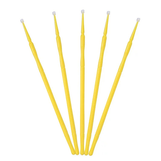 A45811 - Med Yellow Bendable Micro Applicators, 20 pc