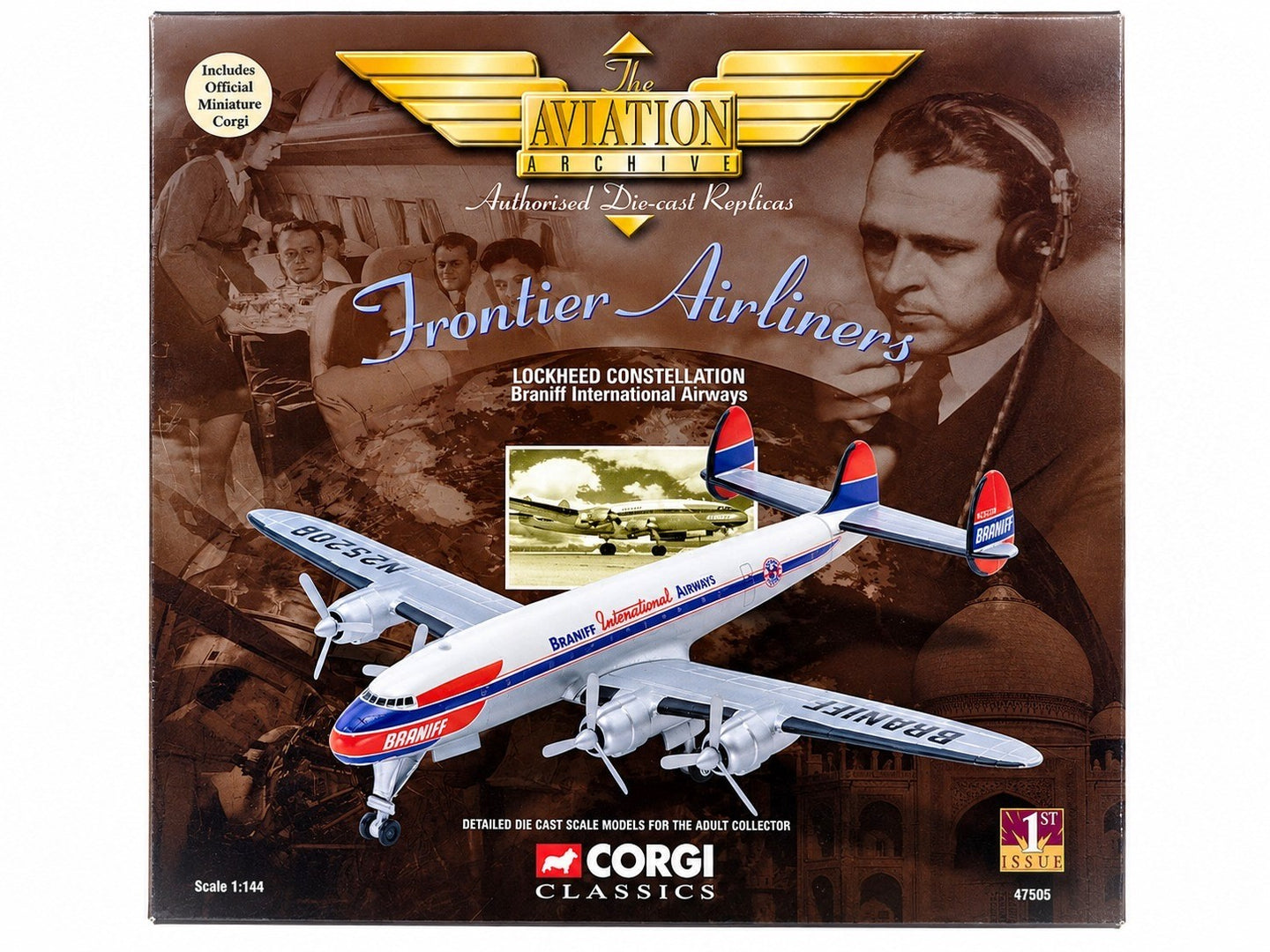 Lockheed Constellation 'Braniff International Airways' 1:144 Scale. 47505