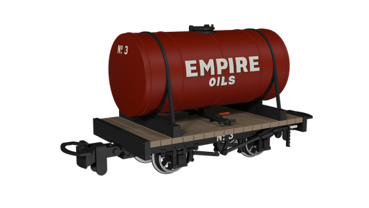 Rapido Trains - 990104 Cylindrical Tank Empire Oil No. 3 (009 Scale)