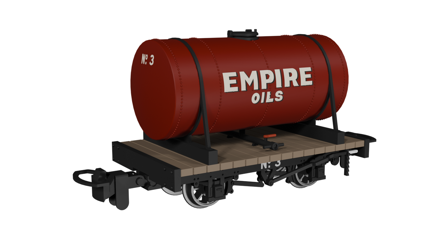Rapido Trains - 990104 Cylindrical Tank Empire Oil No. 3 (009 Scale)